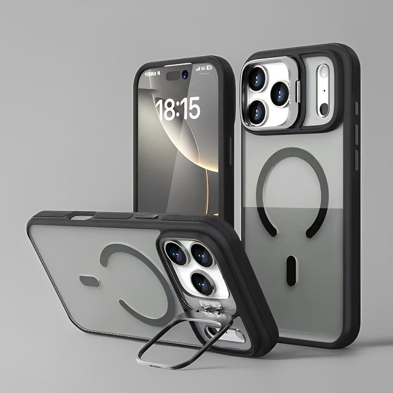 ChubbyArmor - Lens Separation Magnetic Hidden Bracket Creative Case For iPhone 17