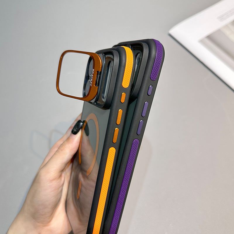 ChubbyArmor - Lens Separation Magnetic Hidden Bracket Creative Case For iPhone 17