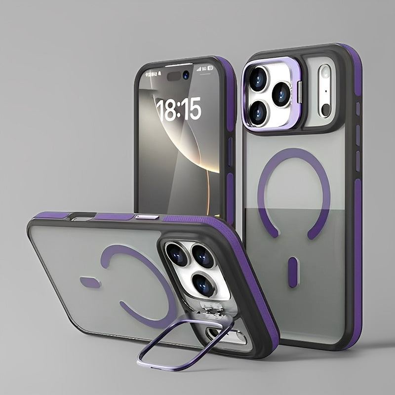 ChubbyArmor - Lens Separation Magnetic Hidden Bracket Creative Case For iPhone 17