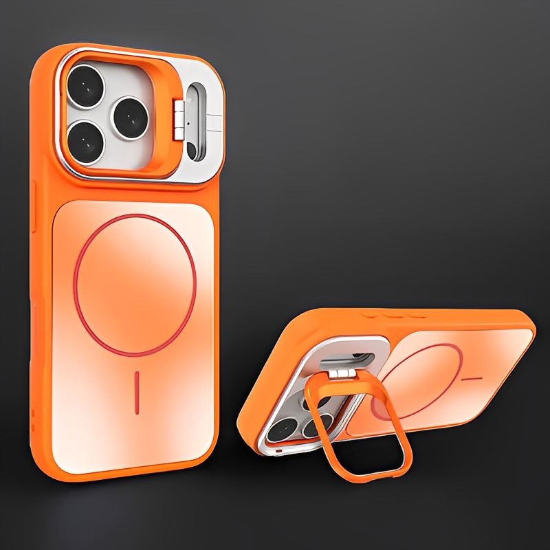 ChubbyArmor LensStand - Magnetic Case with Built-in Lens Holder for iPhone 17