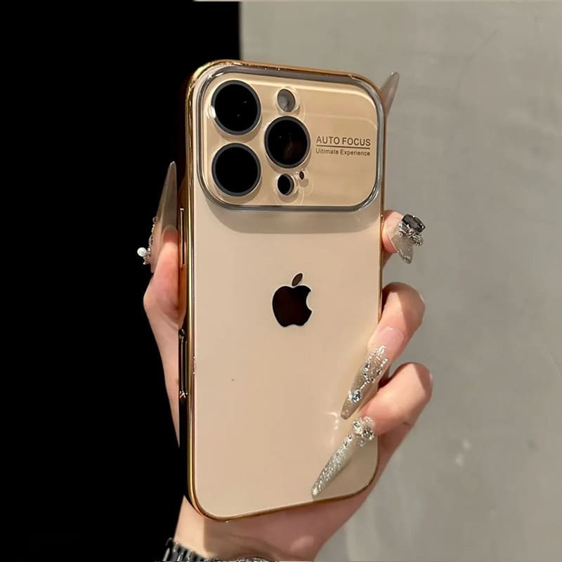 ChubbyArmor LensVue - Electroplated Big Window Case with Lens Protector for iPhone 17