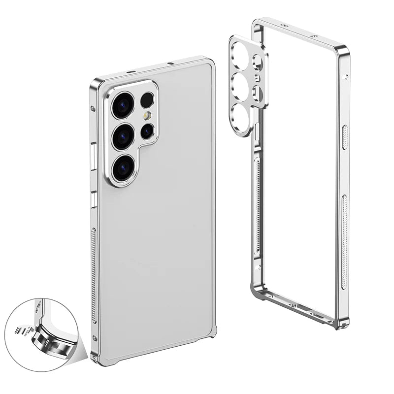 ChubbyArmor LiteGo - Ultra-Thin Metal Frame Heat Dissipation Case With Lens Protector For Samsung Galaxy S25 Ultra