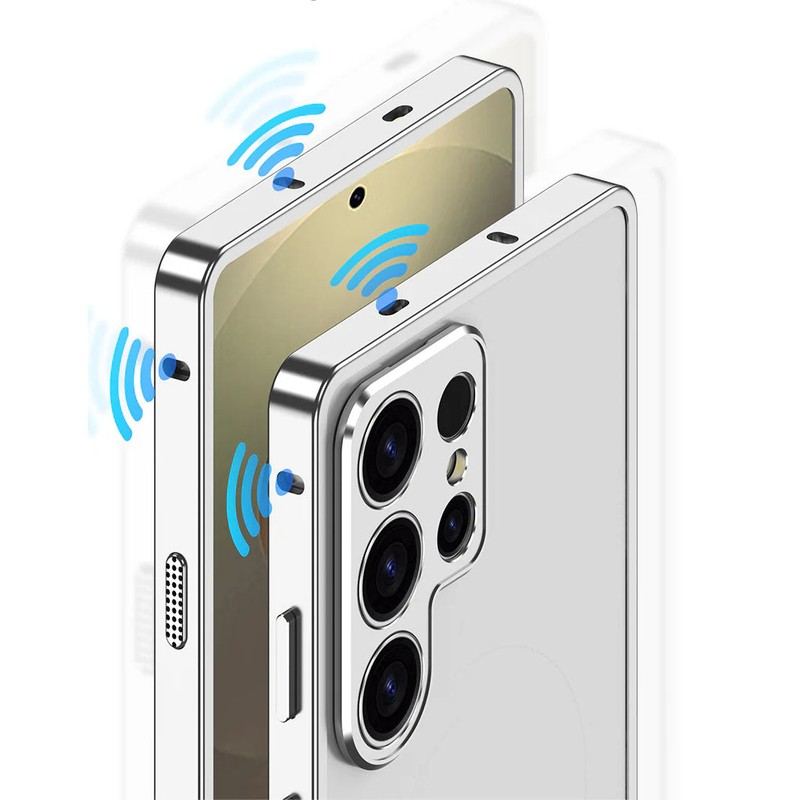 ChubbyArmor LiteGo - Ultra-Thin Metal Frame Heat Dissipation Case With Lens Protector For Samsung Galaxy S25 Ultra