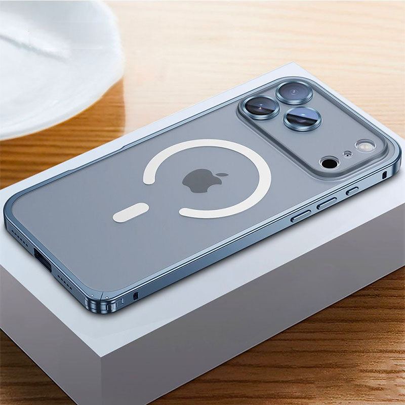 ChubbyArmor MagFrame - Magnetic Metal Frame Case With Detachable Matte Back For iPhone 17