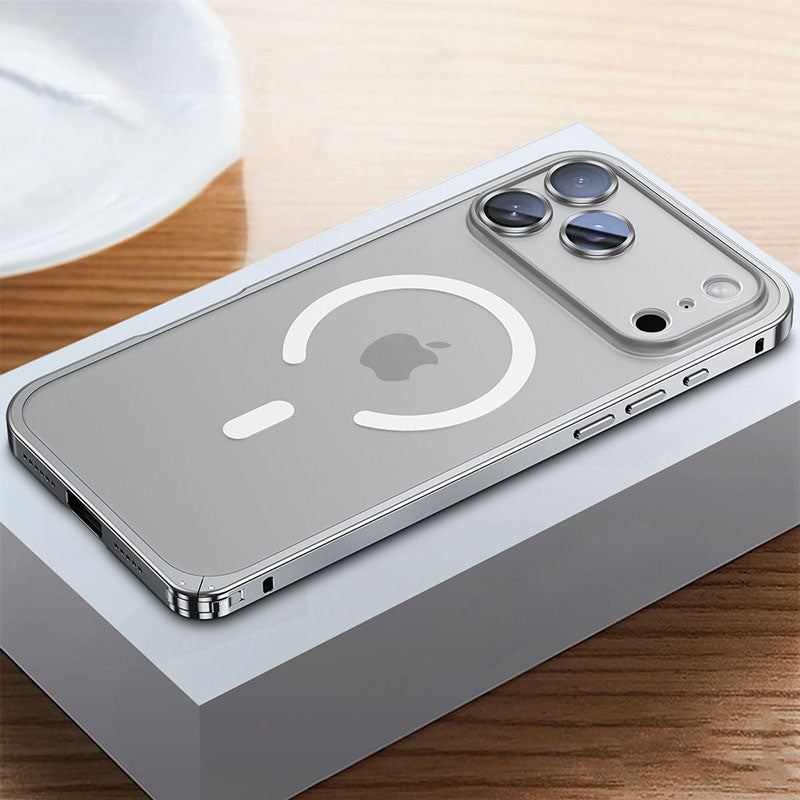 ChubbyArmor MagFrame - Magnetic Metal Frame Case With Detachable Matte Back For iPhone 17