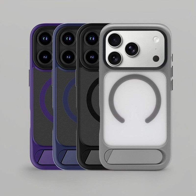 ChubbyArmor – MagStand FoldShield | Military-Grade Magnetic Case with Foldable Kickstand for iPhone 17