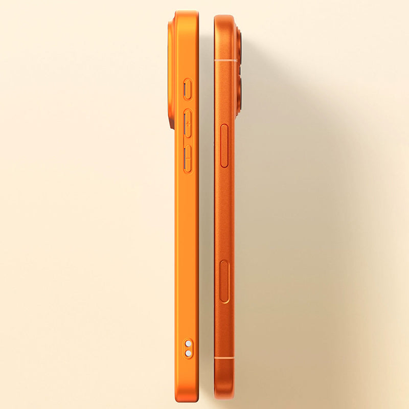 ChubbyArmor Maglite - 17 Modeling Lens Protection Frosted Glass Phone Case For iPhone