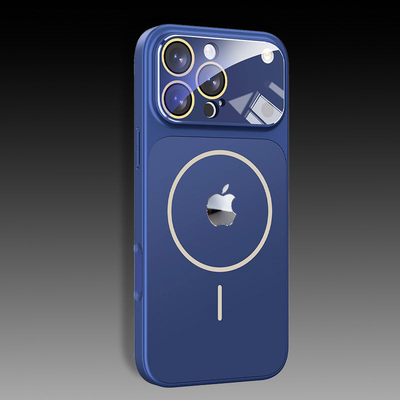 ChubbyArmor Maglite - 17 Modeling Lens Protection Frosted Glass Phone Case For iPhone