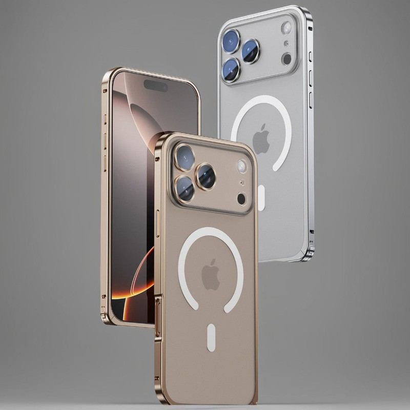 ChubbyArmor ProLock - Magnetic Metal Frame Case with Spring-Lock for iPhone 17