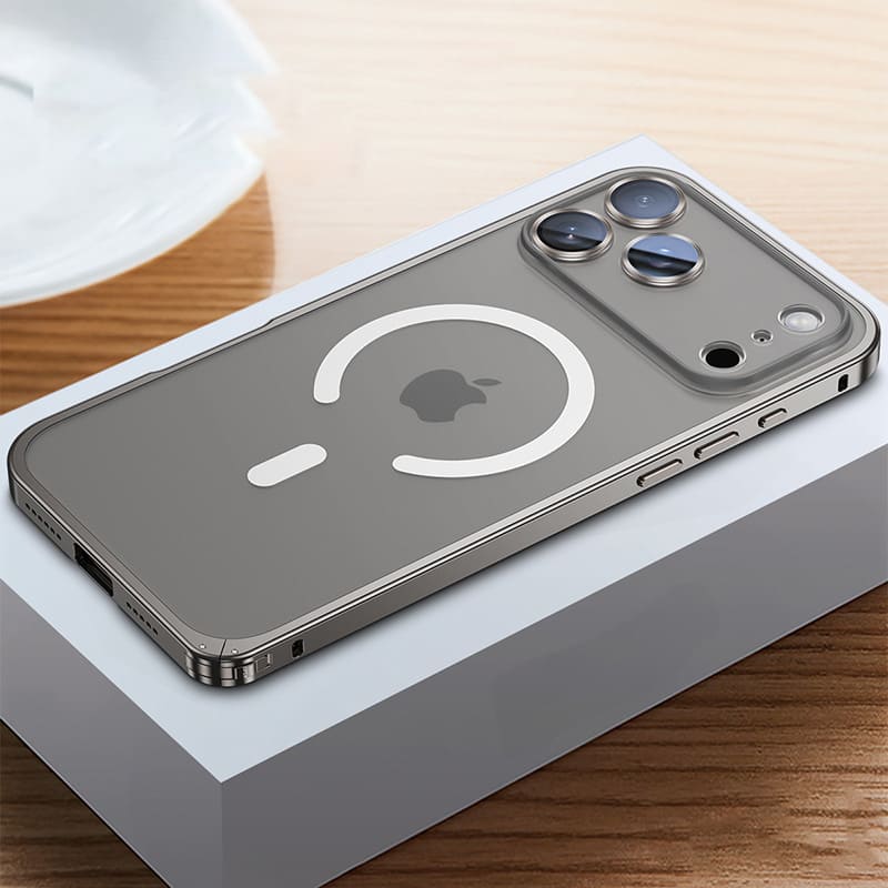 ChubbyArmor ProLock - Magnetic Metal Frame Case with Spring-Lock for iPhone 17