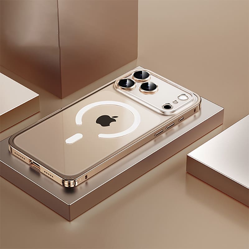 ChubbyArmor ProLock - Magnetic Metal Frame Case with Spring-Lock for iPhone 17
