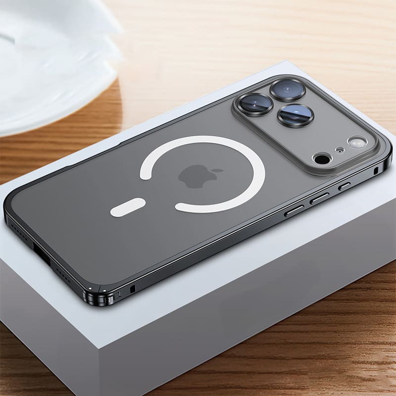ChubbyArmor ProLock - Magnetic Metal Frame Case with Spring-Lock for iPhone 17