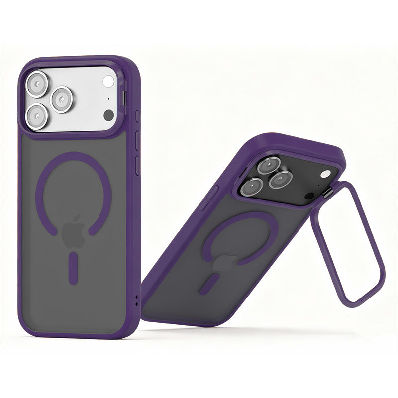 ChubbyArmor Proof - Contact Lens Holder & Magsafe Magnetic Coil Frosted Case For iPhone 17