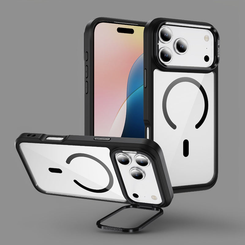 ChubbyArmor Proof - Contact Lens Holder & Magsafe Magnetic Coil Frosted Case For iPhone 17