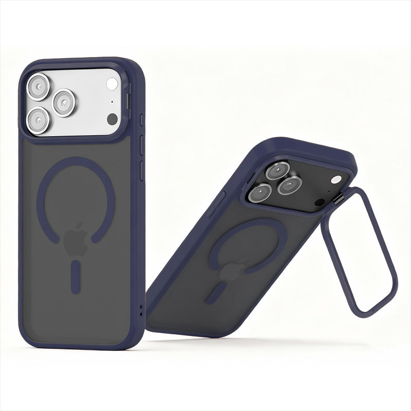 ChubbyArmor Proof - Contact Lens Holder & Magsafe Magnetic Coil Frosted Case For iPhone 17