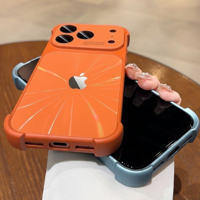 ChubbyArmor QuadGlow – Aurora-Plated Airbag Corner Shockproof Case For iPhone 17