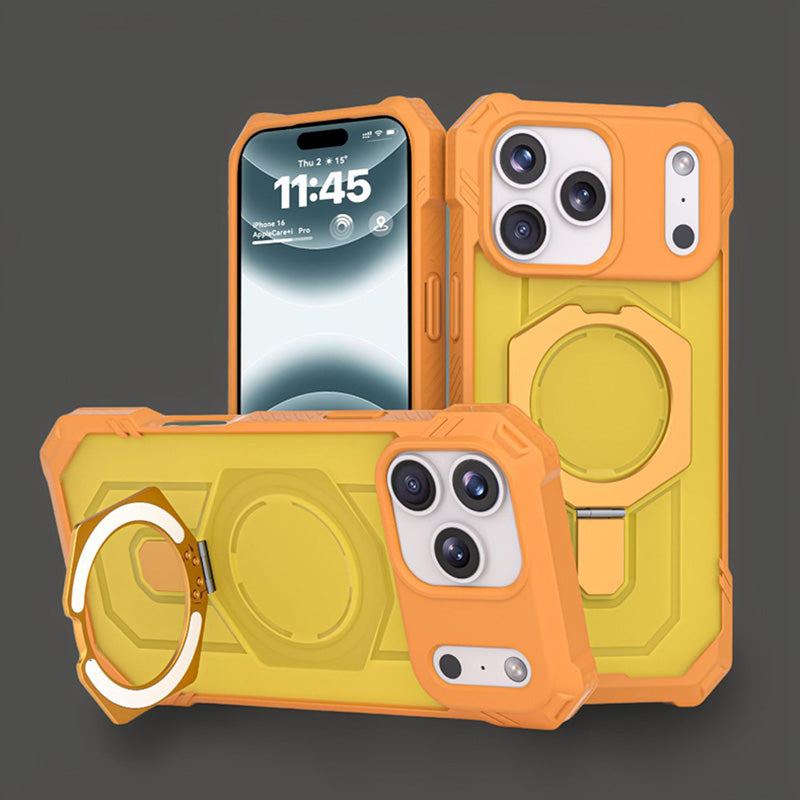 ChubbyArmor Shield - Military-Grade Magnetic Stand Case for iPhone 17