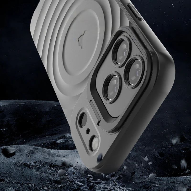 ChubbyArmor WaveShield – Full-Cover Shockproof Case With Built-in Lens Holder For iPhone 17