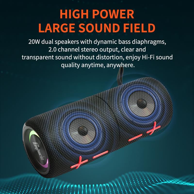 ChubbyBoom™ MagSplit Pro - Upgraded 2-in-1 Magnetic Bluetooth Speaker with Dual Subwoofers & Cyber RGB