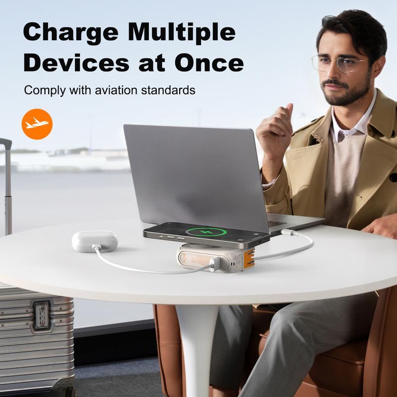 ChubbyBoost Magnetic Power Bank – 10,000mAh Wireless Wall Charger