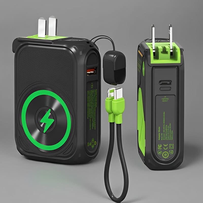 ChubbyBoost Magnetic Power Bank – 10,000mAh Wireless Wall Charger