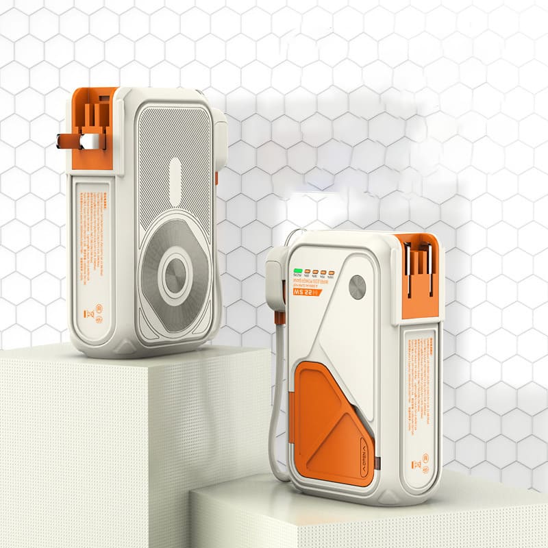 ChubbyBoost Magnetic Power Bank – 10,000mAh Wireless Wall Charger