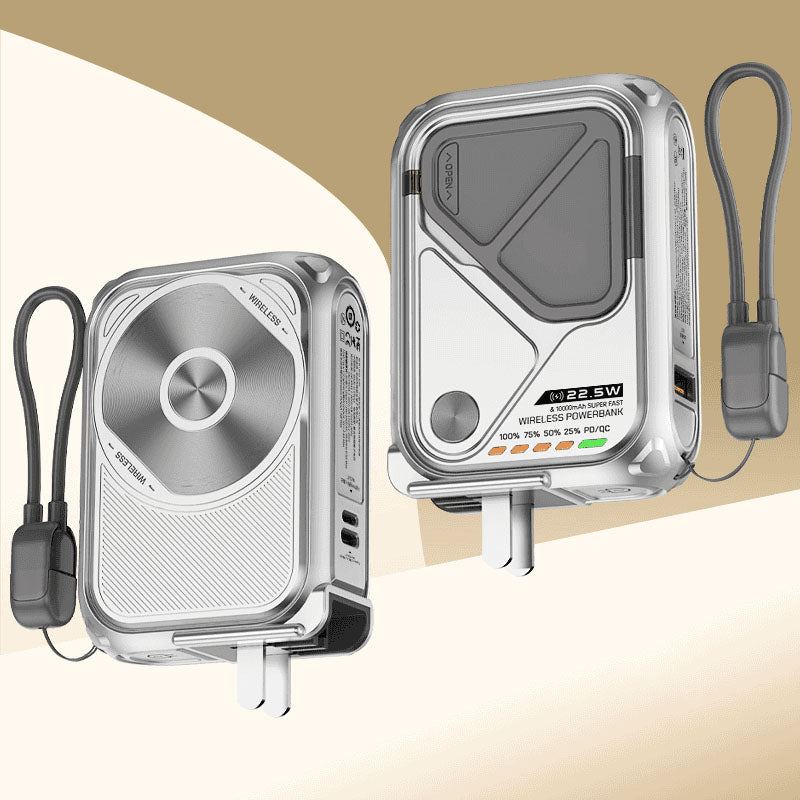 ChubbyBoost Magnetic Power Bank – 10000mAh Wireless Wall Charger