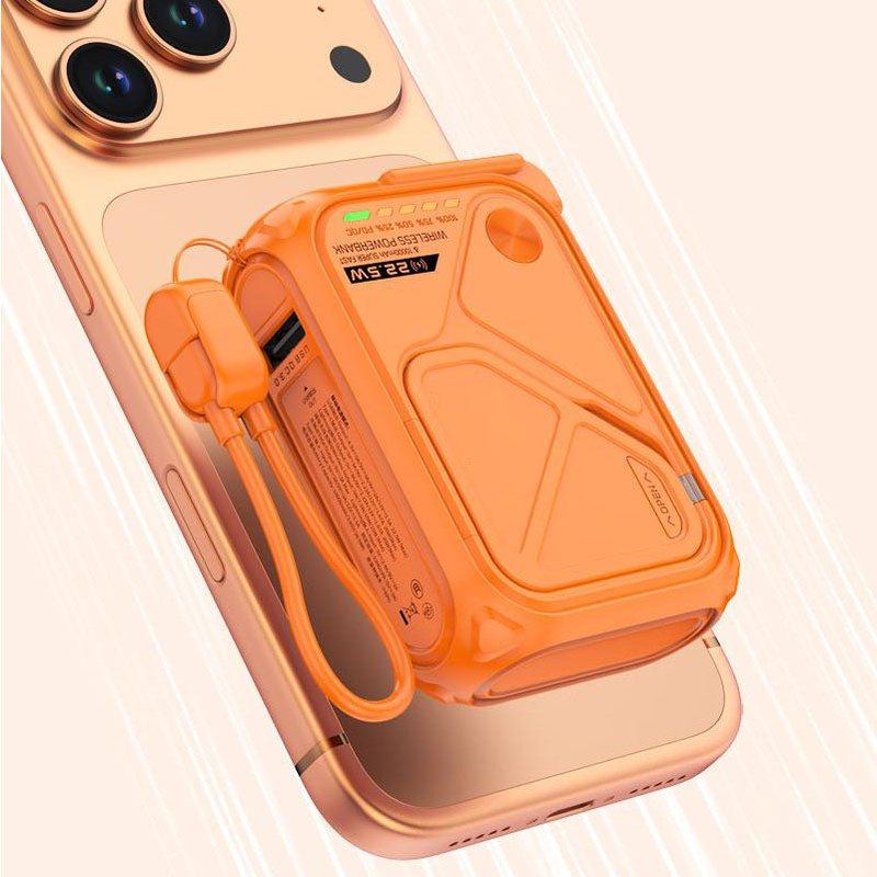 ChubbyBoost Magnetic Power Bank – 10000mAh Wireless Wall Charger