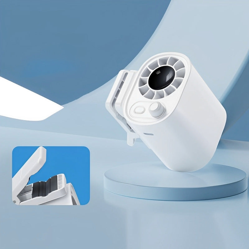 ChubbyBreeze 1800mAh Car Clip-On Fan – 360° Rotation, 100 Speeds, LED Display