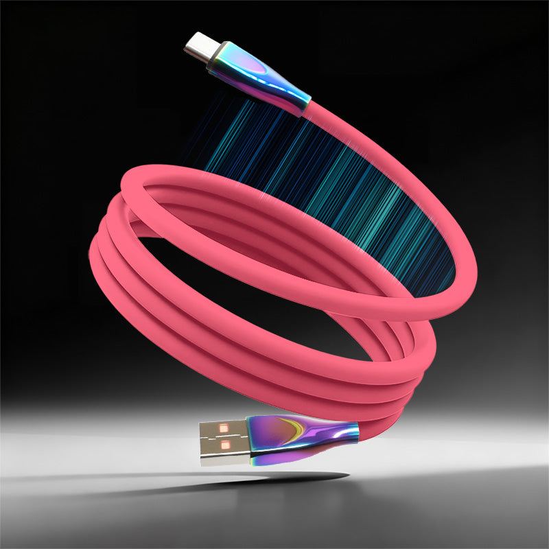 ChubbyCable Anodized Rainbow - 100W Magnetic Silicone Easy-Pack Charge Cable