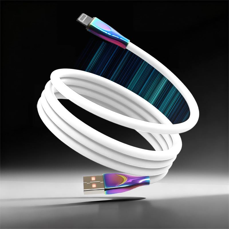 ChubbyCable Anodized Rainbow - 100W Magnetic Silicone Easy-Pack Charge Cable