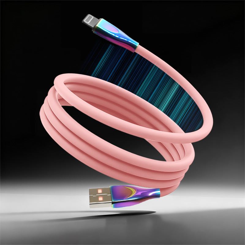 ChubbyCable Anodized Rainbow - 100W Magnetic Silicone Easy-Pack Charge Cable