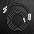 ChubbyCable Duo-Flexâ„? 100W & 60W 2-in-1 Fast Charging & Data Transfer Cable with Soft Silicone