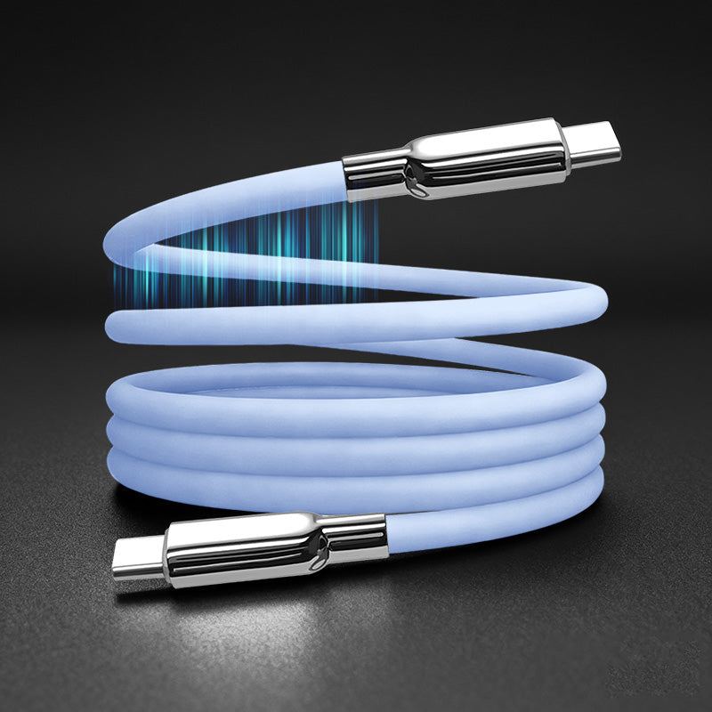 ChubbyCable MagSnap Silicone - Magnetic 240W Easy-Pack Charge Cable