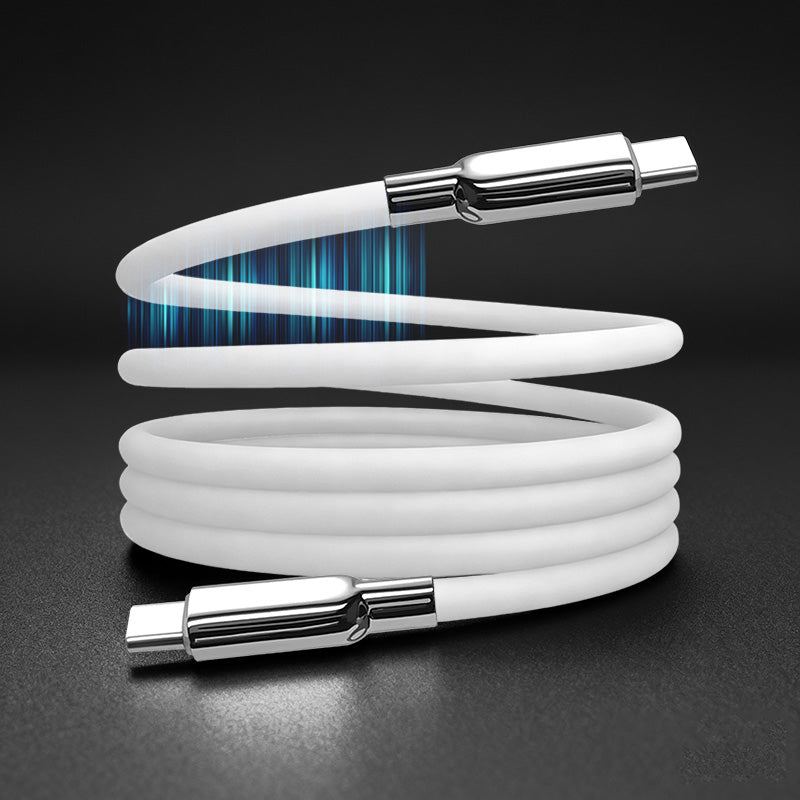 ChubbyCable MagSnap Silicone - Magnetic 240W Easy-Pack Charge Cable