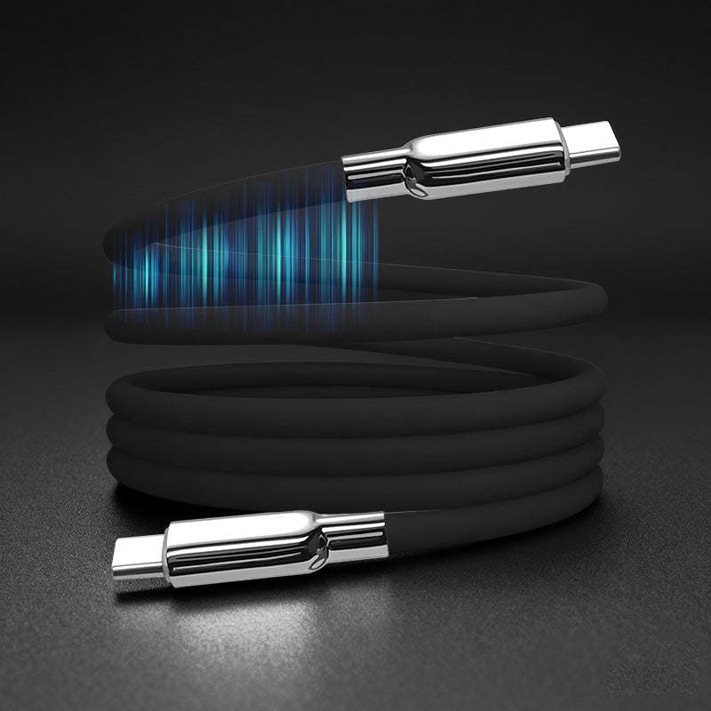 ChubbyCable MagSnap Silicone - Magnetic 240W Easy-Pack Charge Cable