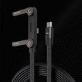ChubbyCable StandLiteâ„?- 240W Braided Fast Charge Cable With Built-in Phone Stand