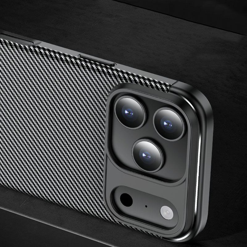 ChubbyCase - Carbon Fiber Texture Shockproof Case For iPhone 17