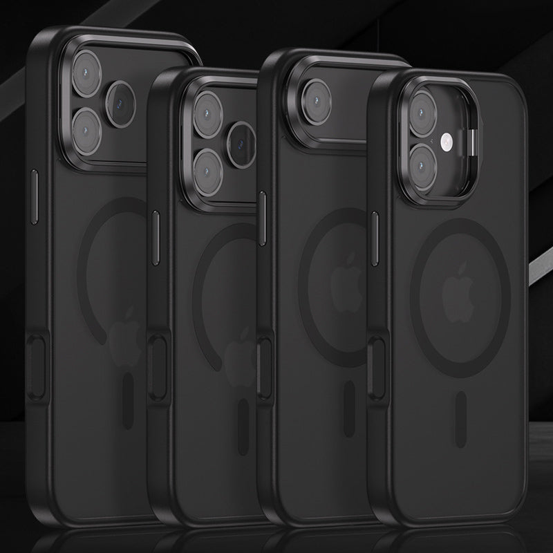 ChubbyCase - Contact Lens Holder & Magsafe Magnetic Coil Frosted Case For iPhone 17