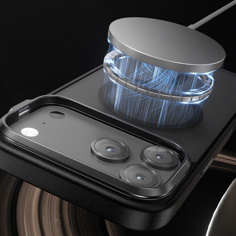 ChubbyCase - Contact Lens Holder & Magsafe Magnetic Coil Frosted Case For iPhone 17