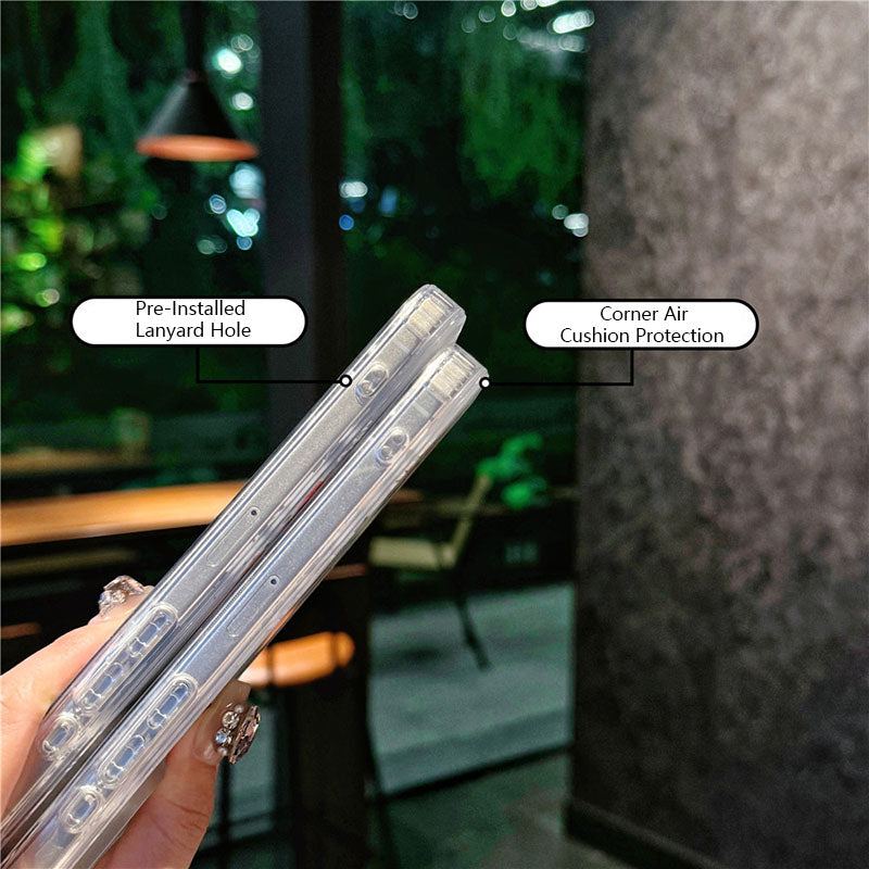 ChubbyCase - Floral Soft-Touch Magsafe Clear Case For iPhone 17