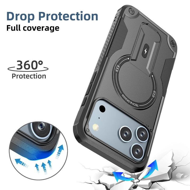ChubbyCase – Military-Grade Magnetic Shockproof Case With Kickstand For iPhone 17