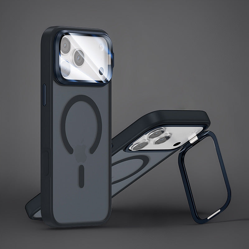 ChubbyCase - Skin-Feel Case With Hidden Bracket & Full Lens Protection For iPhone 17
