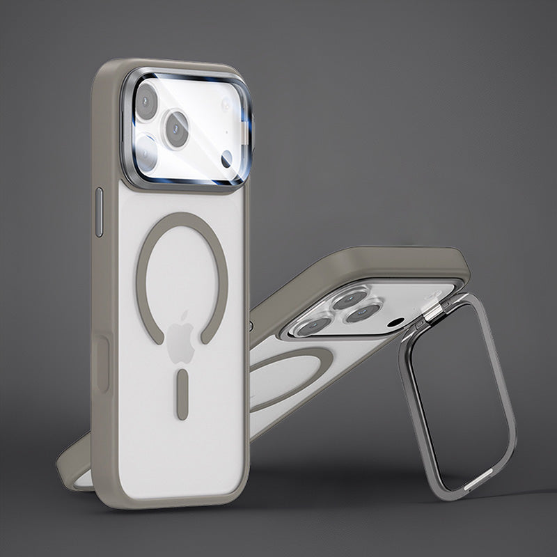 ChubbyCase - Skin-Feel Case With Hidden Bracket & Full Lens Protection For iPhone 17