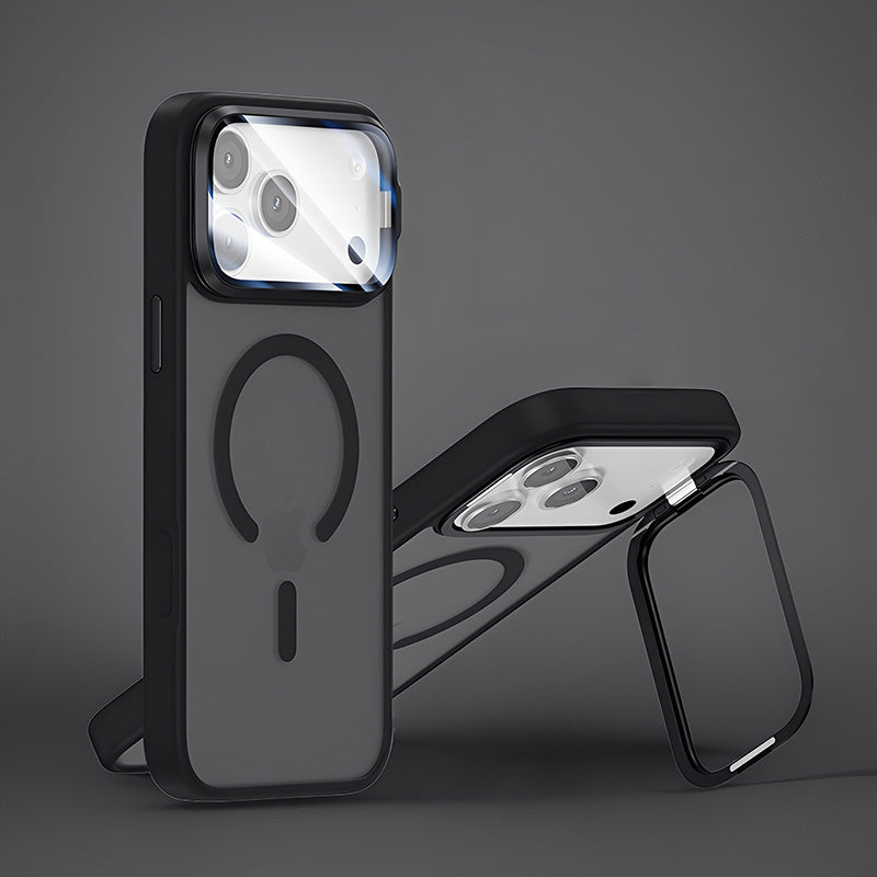 ChubbyCase - Skin-Feel Case With Hidden Bracket & Full Lens Protection For iPhone 17