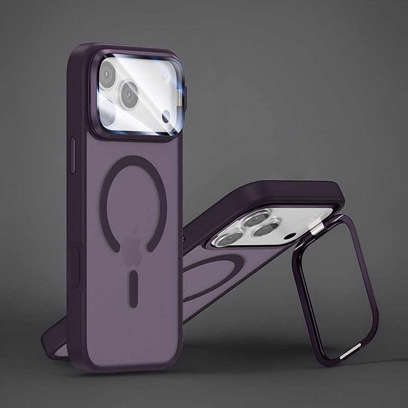 ChubbyCase - Skin-Feel Case With Hidden Bracket & Full Lens Protection For iPhone 17