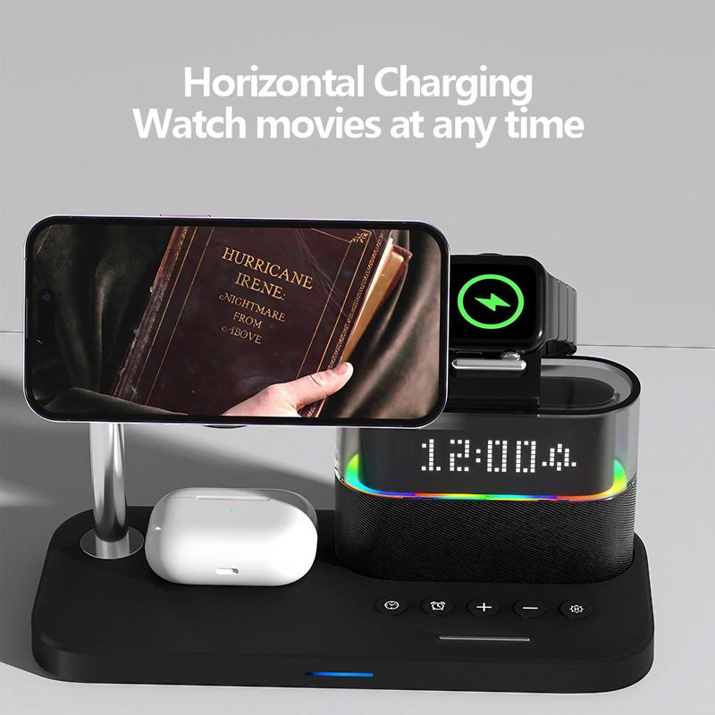 ChubbyCharge 5-in-1 Smart Dock – Wireless Power Station with Alarm