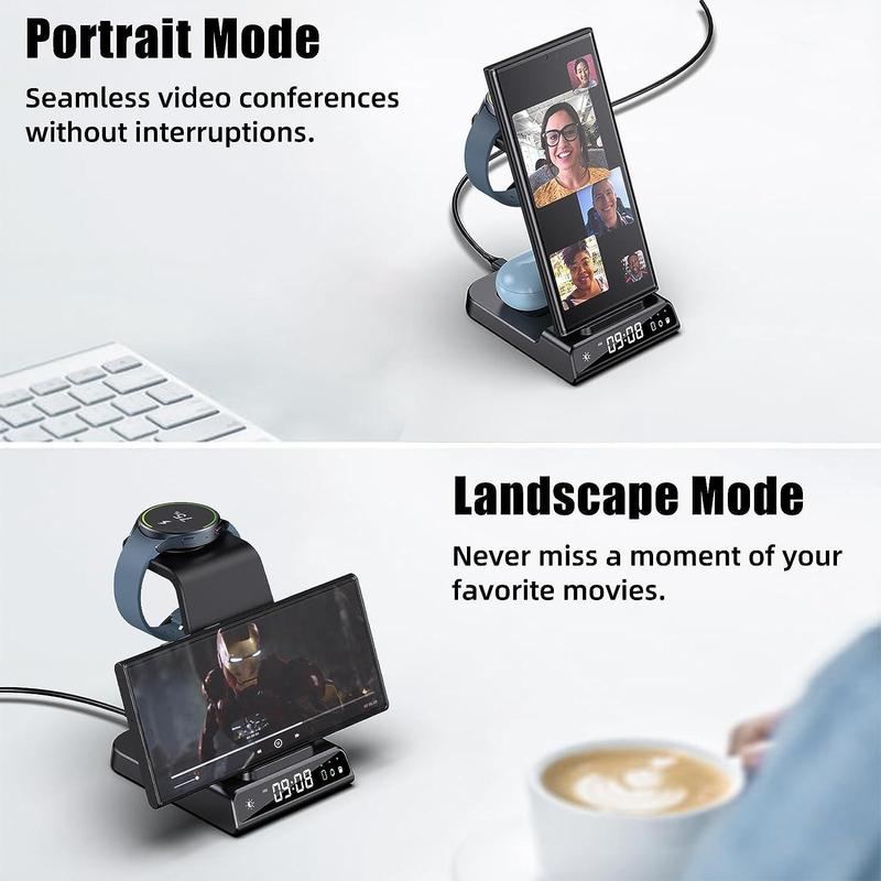 ChubbyCharge Pro - 3-in-1 Wireless Charging Hub for Samsung & Apple Series