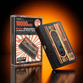 ChubbyCharge Retro - Cassette-Style 10,000mAh Power Bank with Built-in Cables