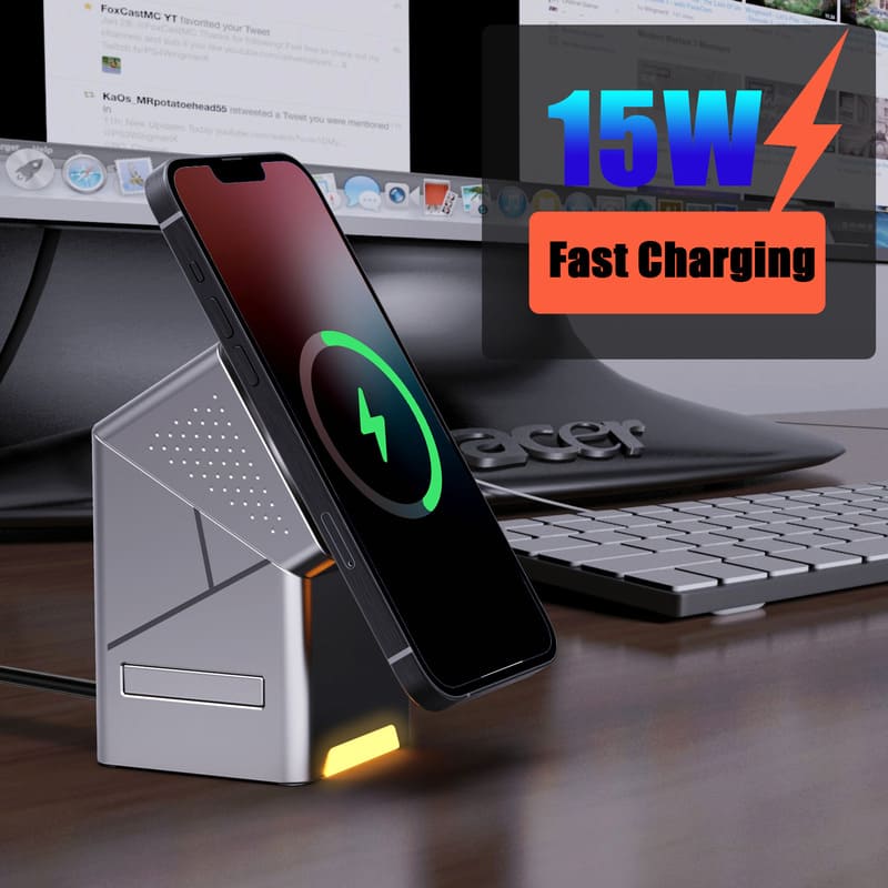 ChubbyCharger 3-in-1 Magnetic Wireless Beast – Fast Charge Trio